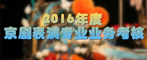 啊哈插进来国家京剧院2016年度京剧表演专业业务考...